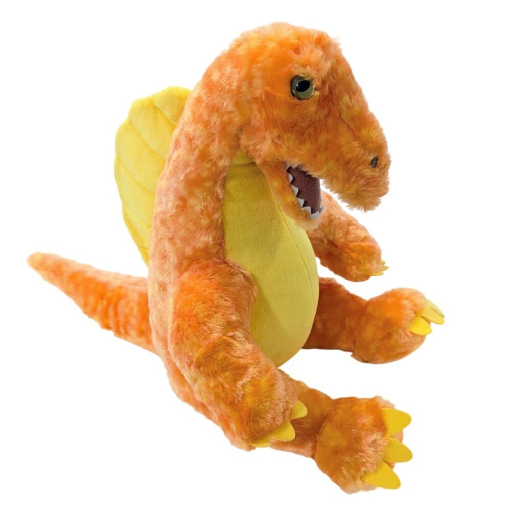 BUILD-A-BEAR Spinosaurus 16" Orange Dinosaur Plush Toy Stuffed Animal Stuffie